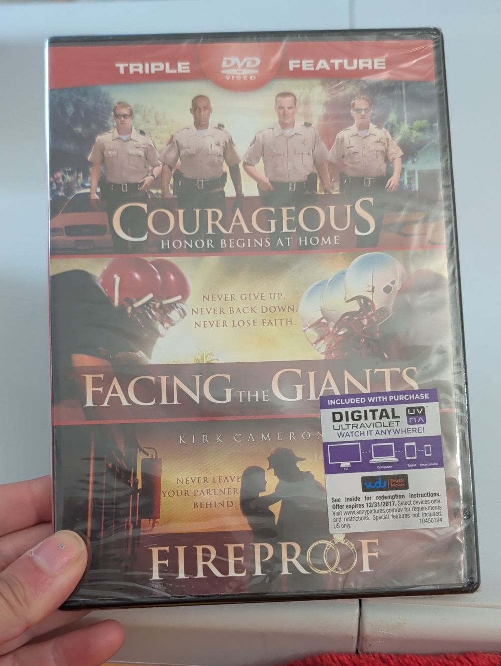 Courageous / Facing the Giants / Fireproof Triple Feature DVD